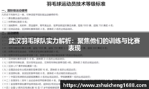 武汉羽毛球队实力解析：聚焦他们的训练与比赛表现